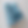Écharpe vaporeuse bleu ciel turquoise en mohair et soie femme homme enfant