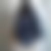 Écharpe vaporeuse violet bleu alpaga mohair soie femme homme