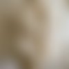 Écharpe petit châle ajouré dentelle blanc pure laine d'alpaga surfine crocheté main femme printemps fait-main