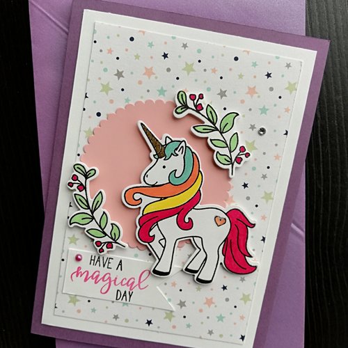 Carte D Anniversaire Licorne Un Grand Marche