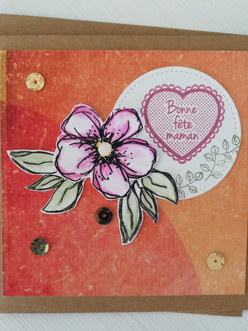 Carte Fete Des Meres Fleurs Bonne Fete Maman Un Grand Marche