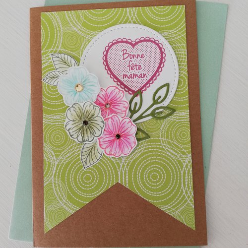 Carte Fete Des Meres Fleurs Bonne Fete Maman Un Grand Marche