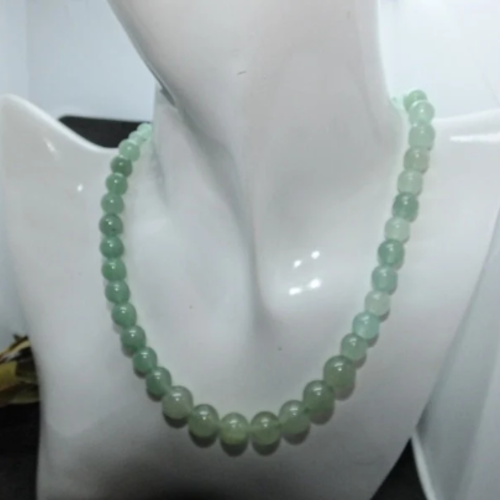 Aventurine : collier en perles naturelle