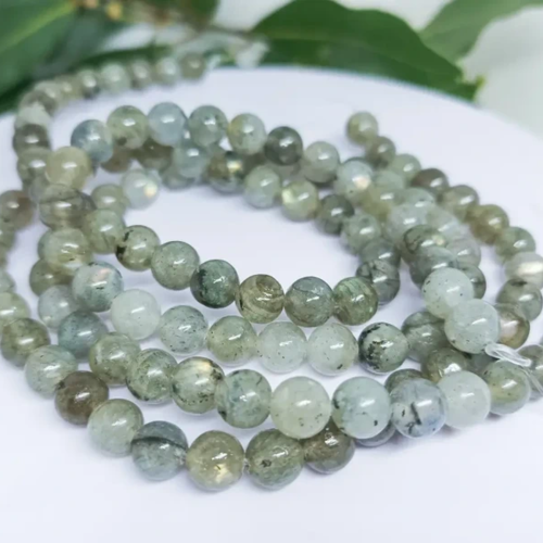 Perles labradorite naturelle 6mm | lot de 120 perles en pierres semi précieuses
