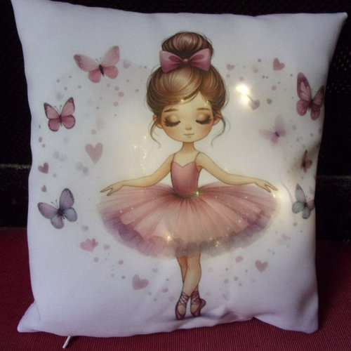 Petit coussin veilleuse imprimer maison avec timer, personnalisable