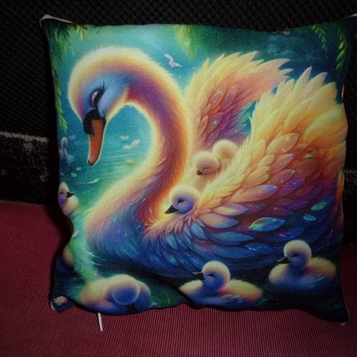 Petit coussin veilleuse imprimer maison avec timer, personnalisable