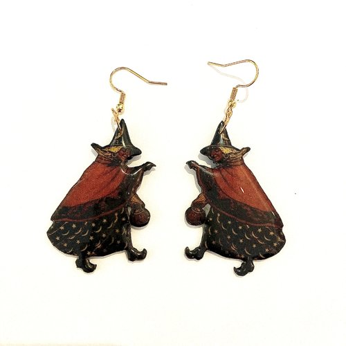 Boucles d’oreilles sorcières