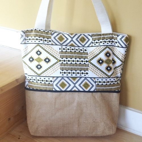 Tote bag en wax