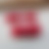 4 fermoir boucles clip 2.8 x 1 cm attache rapide en plastique rouge pour paracorde - 21.55 
