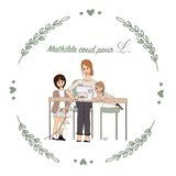 Mathilde coud pour l