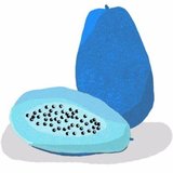 Bleu Papaye