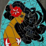 Carole hardy mosaïque