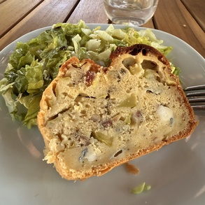 Cake courgette et chèvre