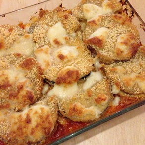 Aubergines parmigiana