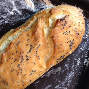 Baguette au pavot