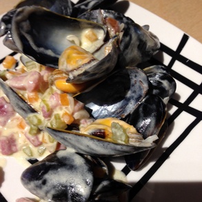 Moules à la crême