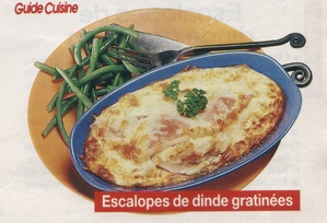 escalopes de dinde