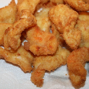 Gambas panées