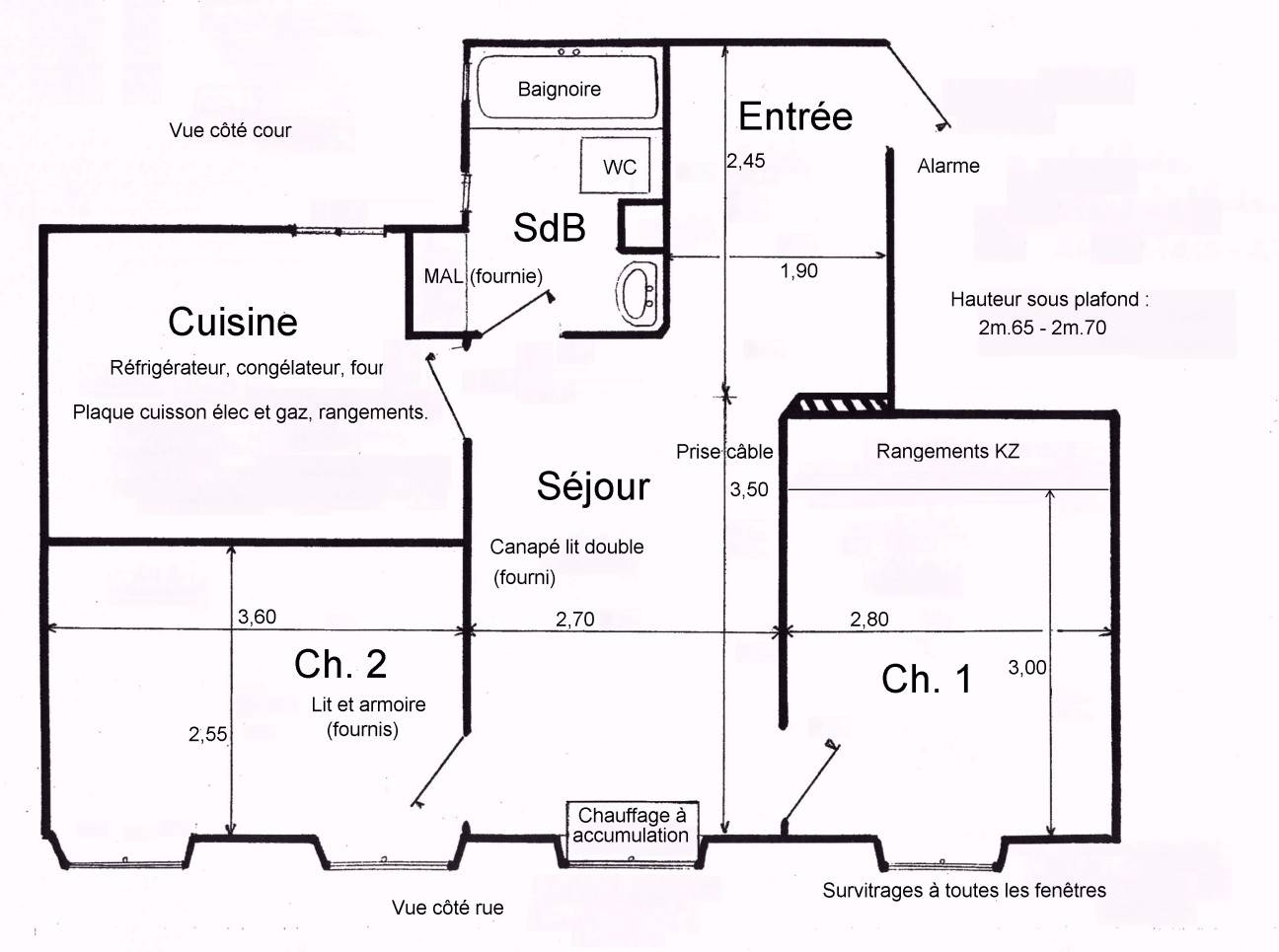 Plan appartement