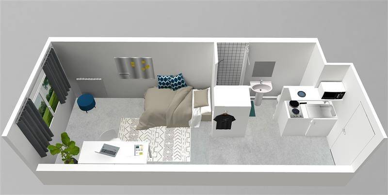 Plan 3D du logement