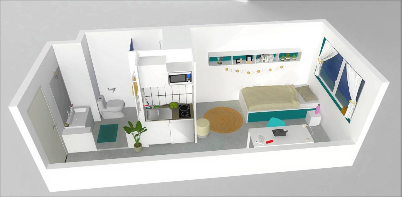 Plan 3D du logement