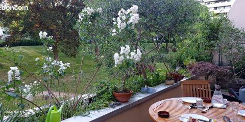 la terrasse sur le jardin