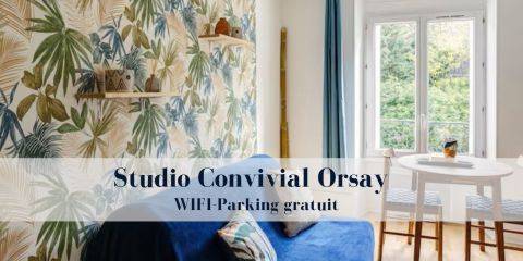 Studio Cosy Orsay - WIFI et Parking gratuit