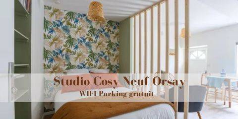 Grand studio Cosy Neuf   WIFI et PARKING GRATUIT