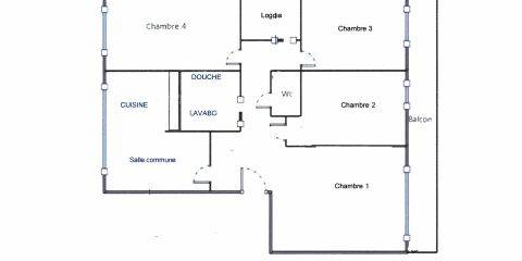 Plan de l'appartement