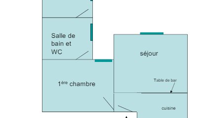 Plan de l'appartement