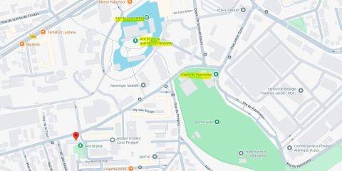 Nouveau quartier Panorama où se trouve l'appartement est assez sympa