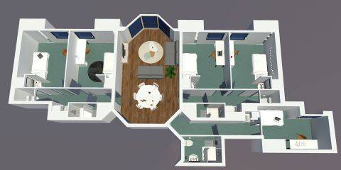 Plan 3D du logement