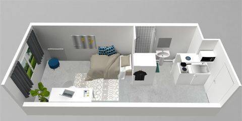 Plan 3D du logement