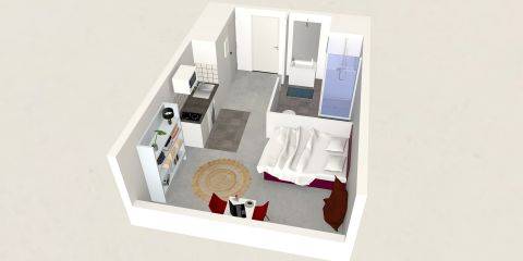 Plan 3D du logement