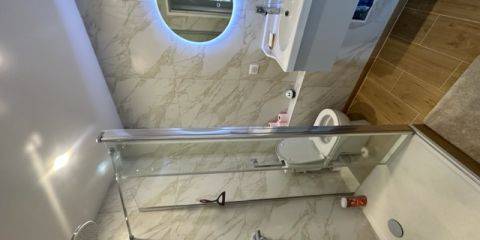 Salle de douche milieu