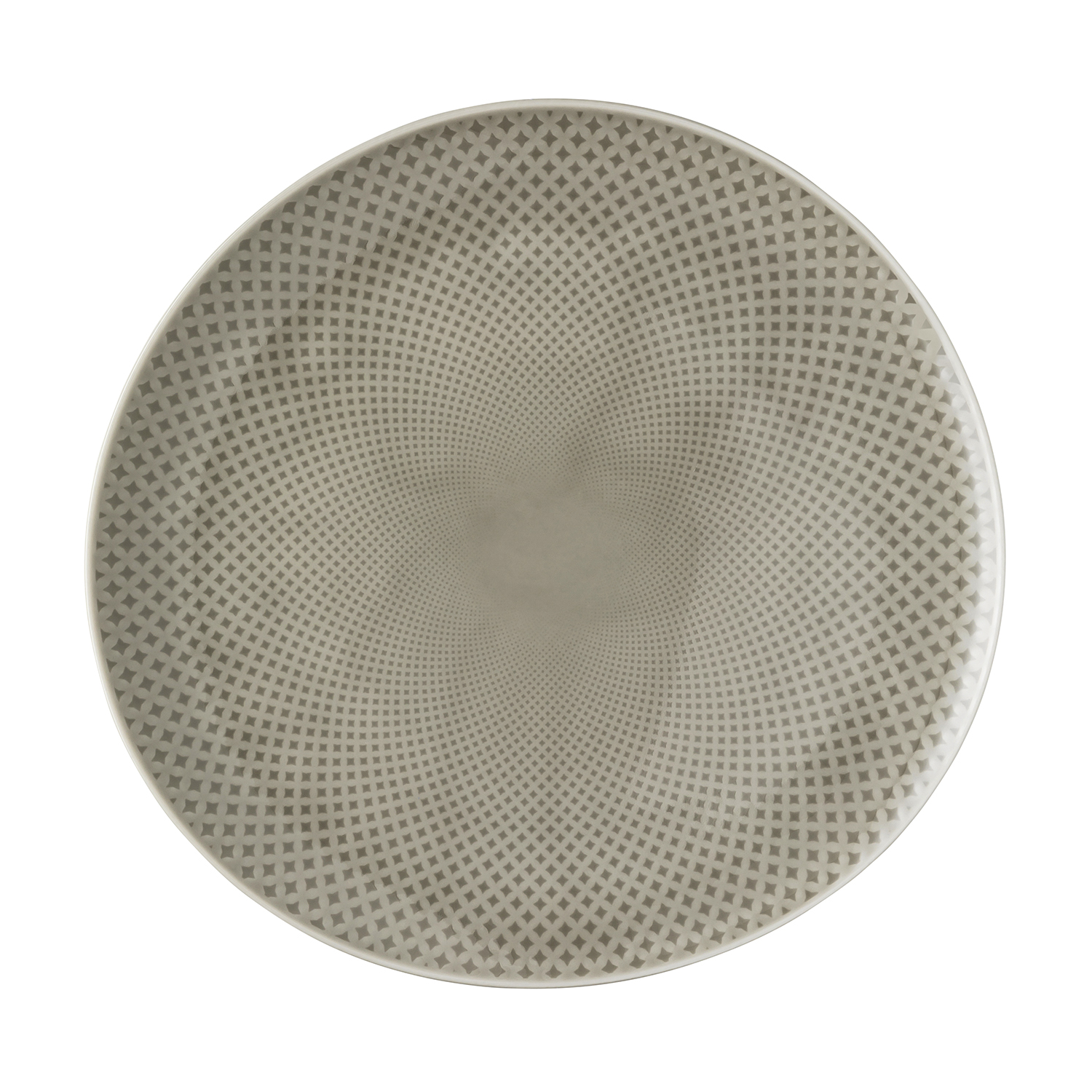 Teller flach 27 x 26 cm, Junto Pearl Grey
