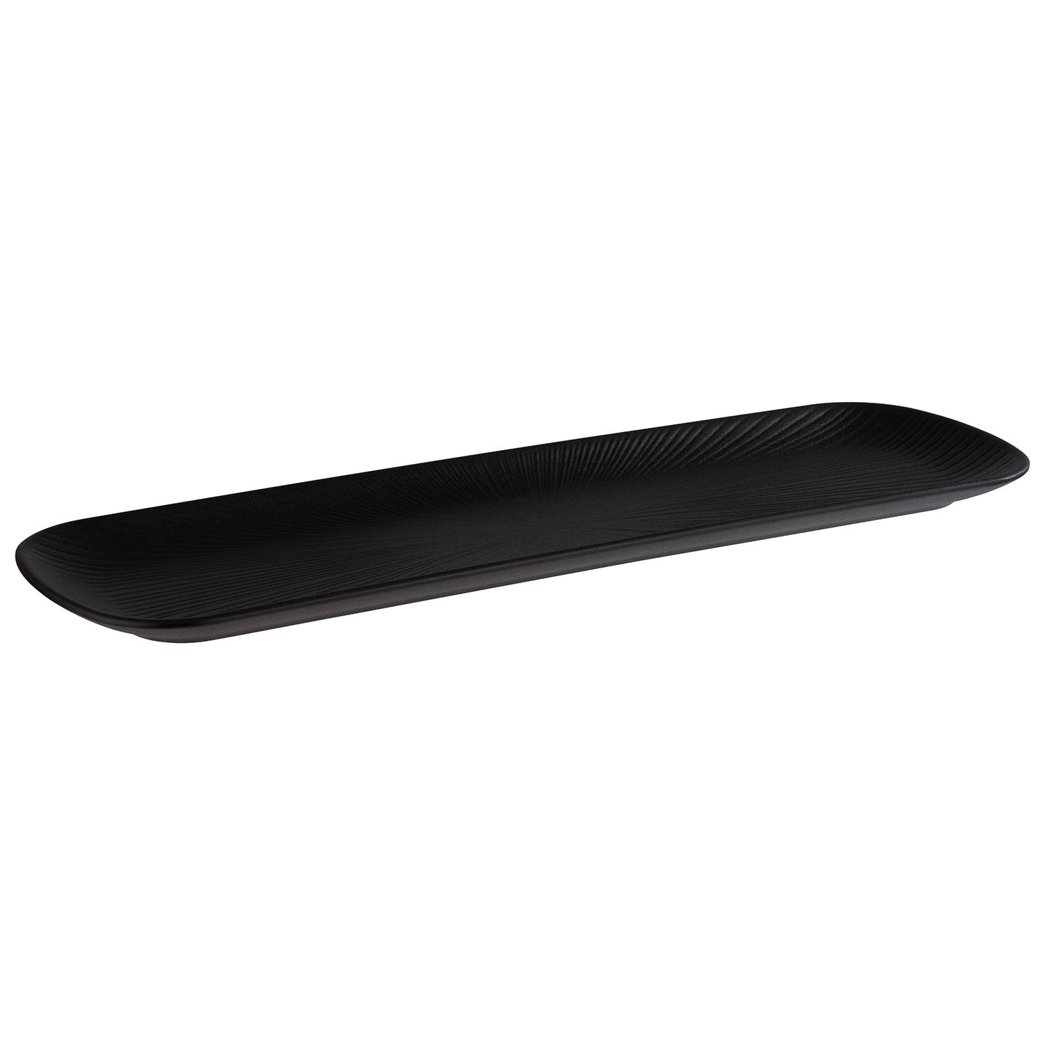 GN 2/4 Tablett NERO 53 x 16,2 x 2,5 cm, Melamin schwarz
