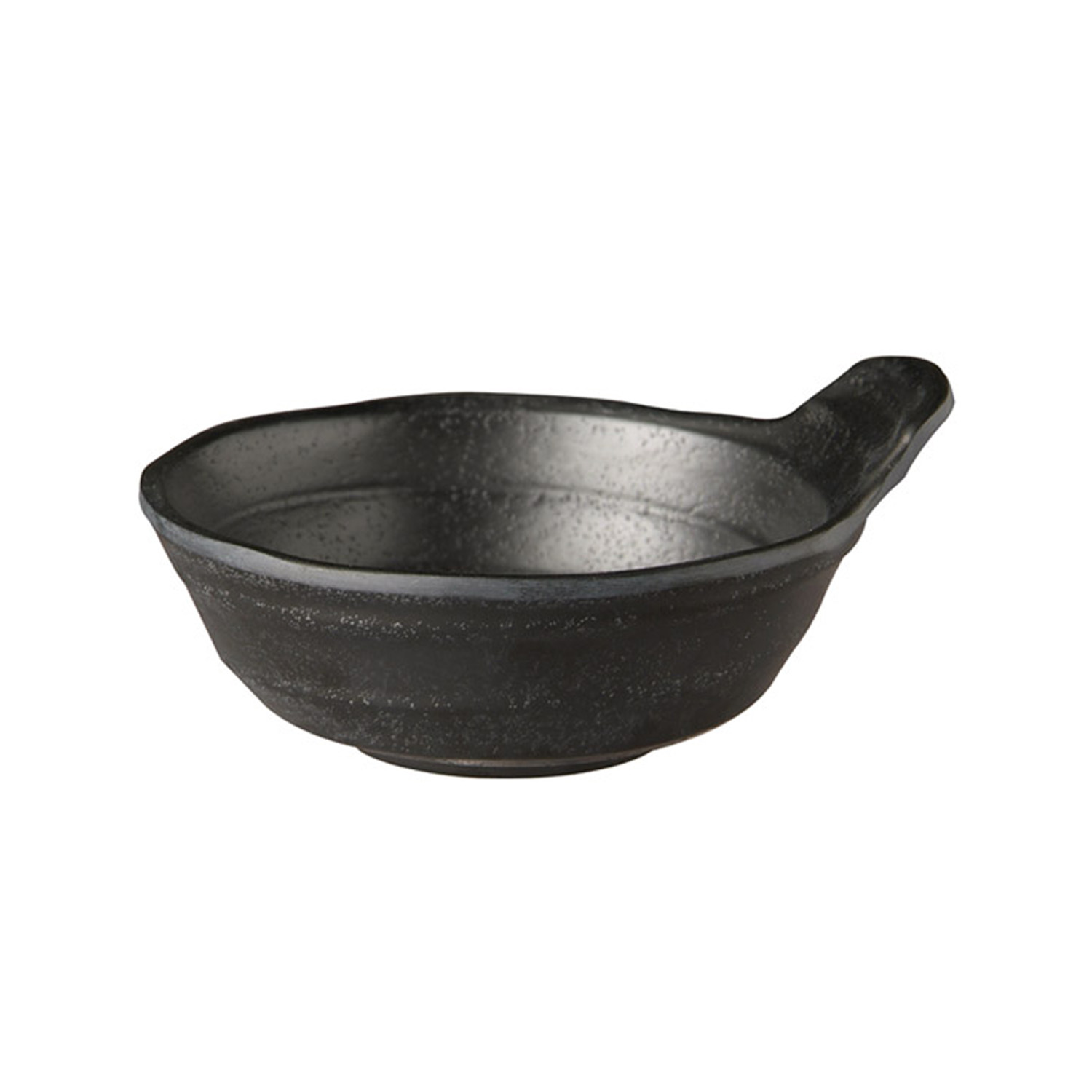Schale -ZEN- Ø 11,5 cm, H: 4 cm Melamin, weiß, Steinoptik 