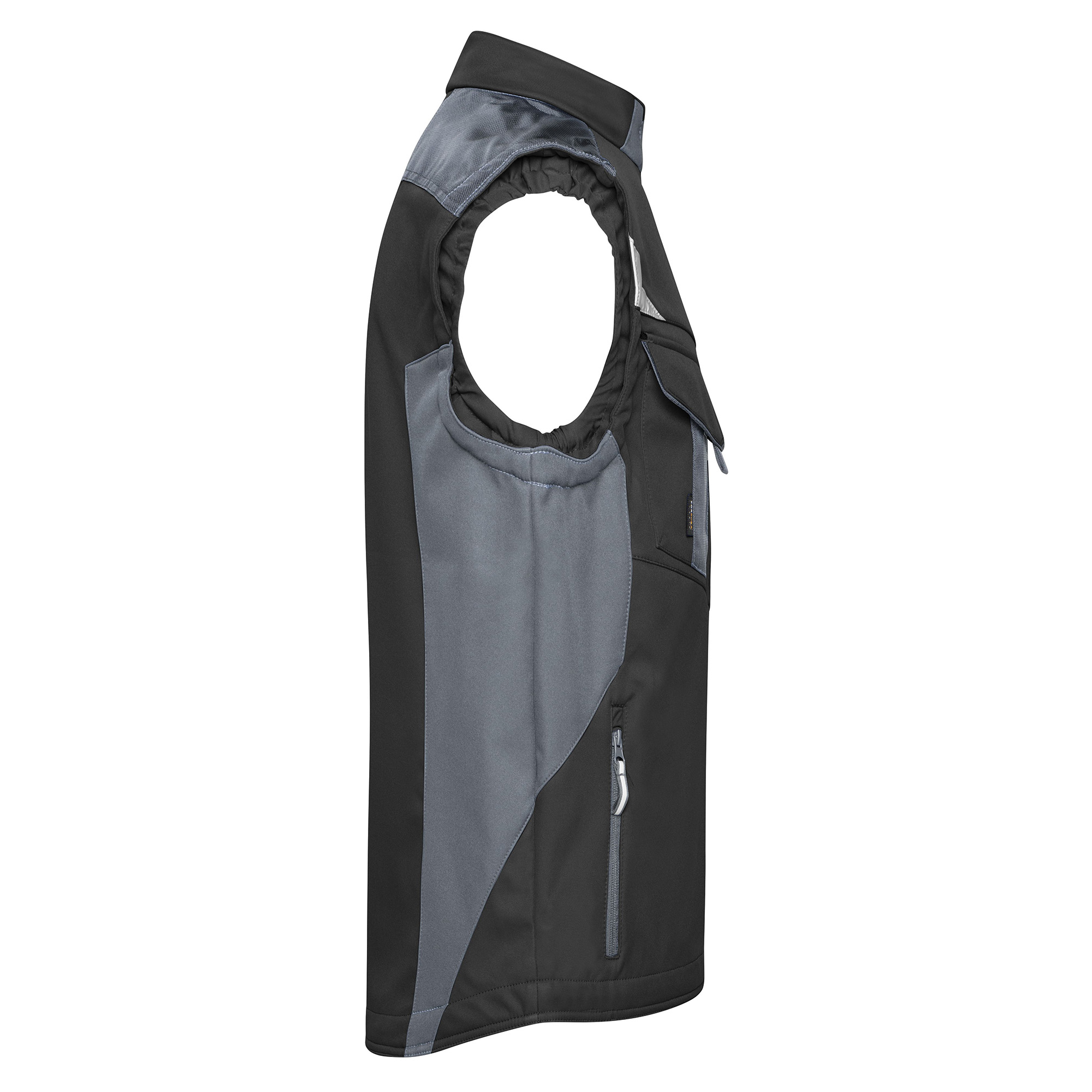 Workwear Softshell-Weste Strong, black/carbon