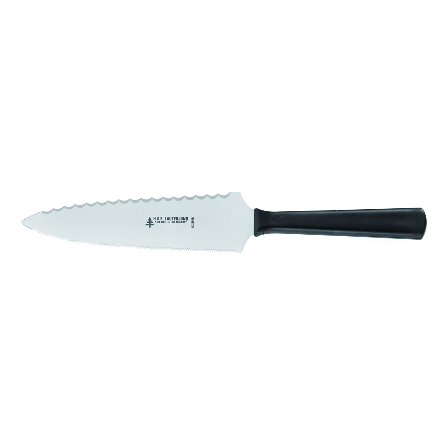 Tortenmesser glatt/Wellenschliff
