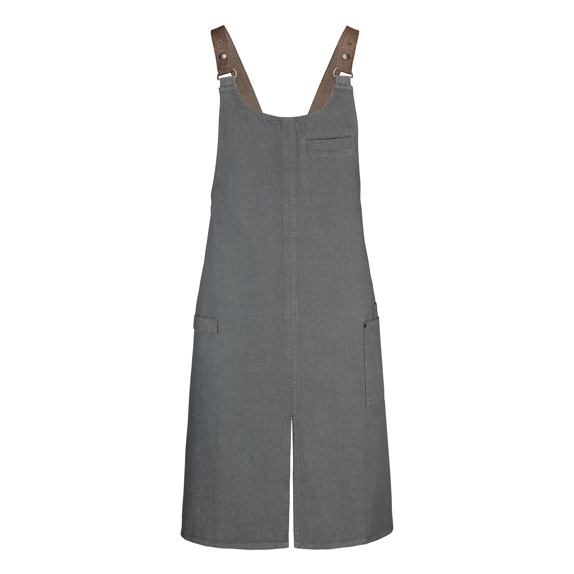 Latzschürze Forene Cross, L: 90 cm, B: 75 cm, mud denim