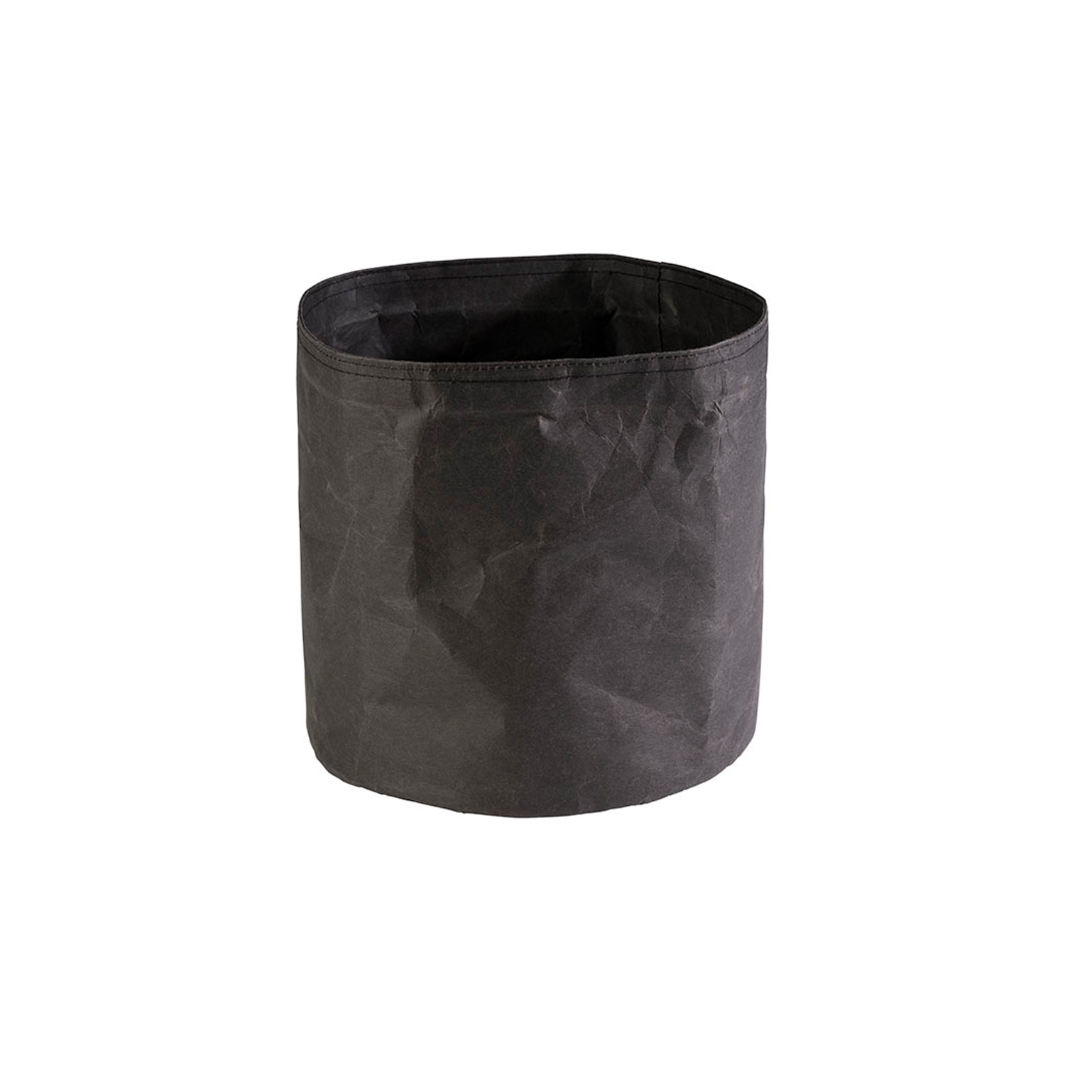 Brottasche Ø 24 cm, H: 24 cm 70% Naturfaser, 30% Kunstharz, schwarz