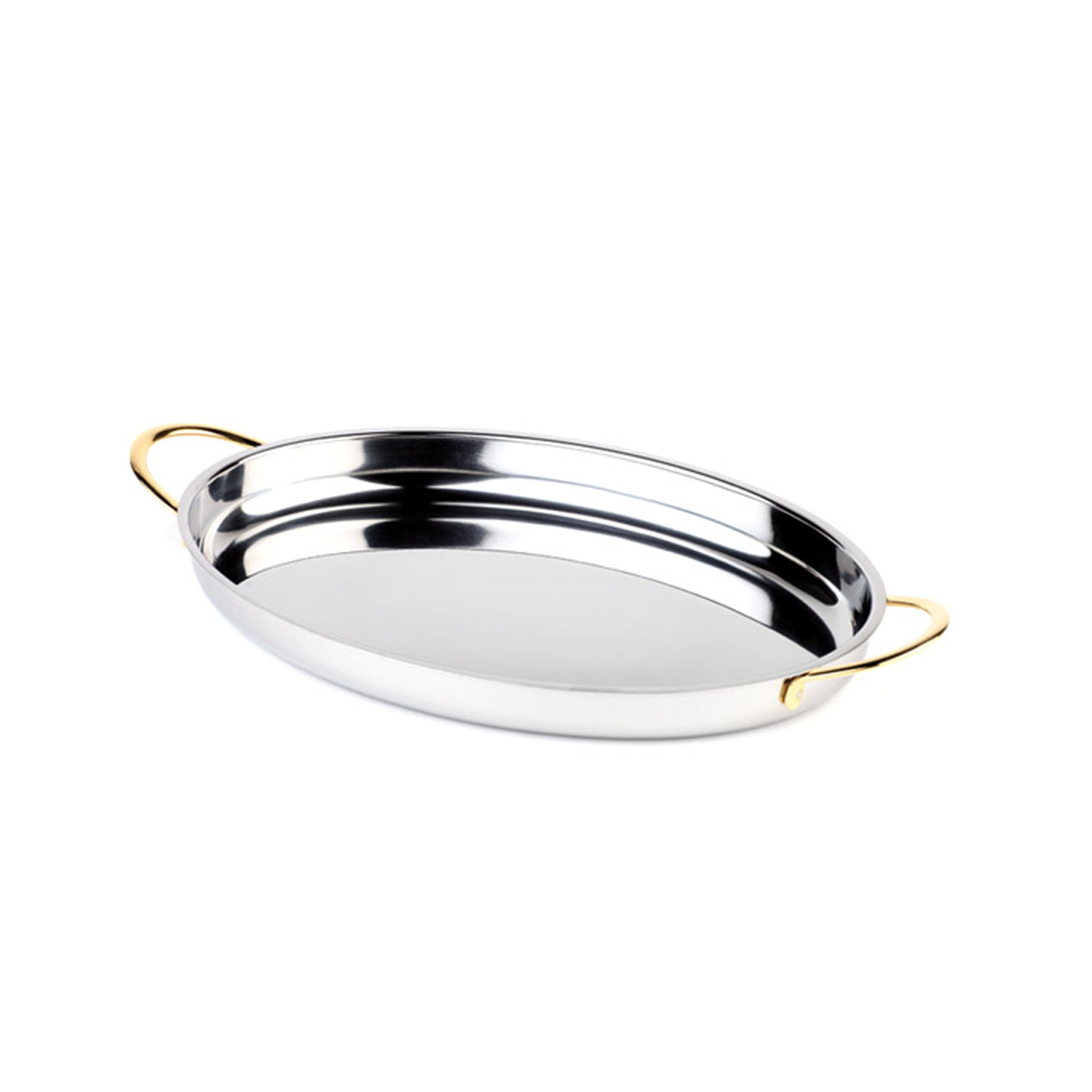 Servier- / Beilagenschale 31 x 21,5 cm, H: 3 cm Edelstahl poliert 