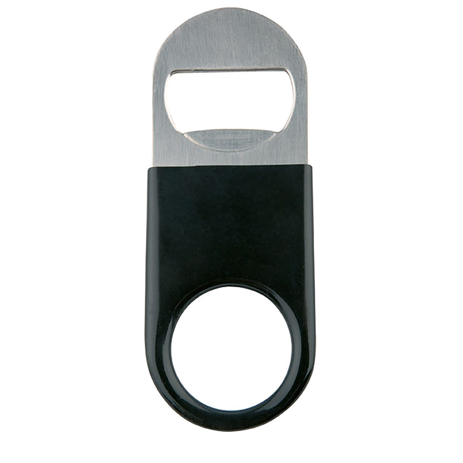 Kellner-Flaschenöffner 11 x 4 cm Edelstahl, mit Gummierung 