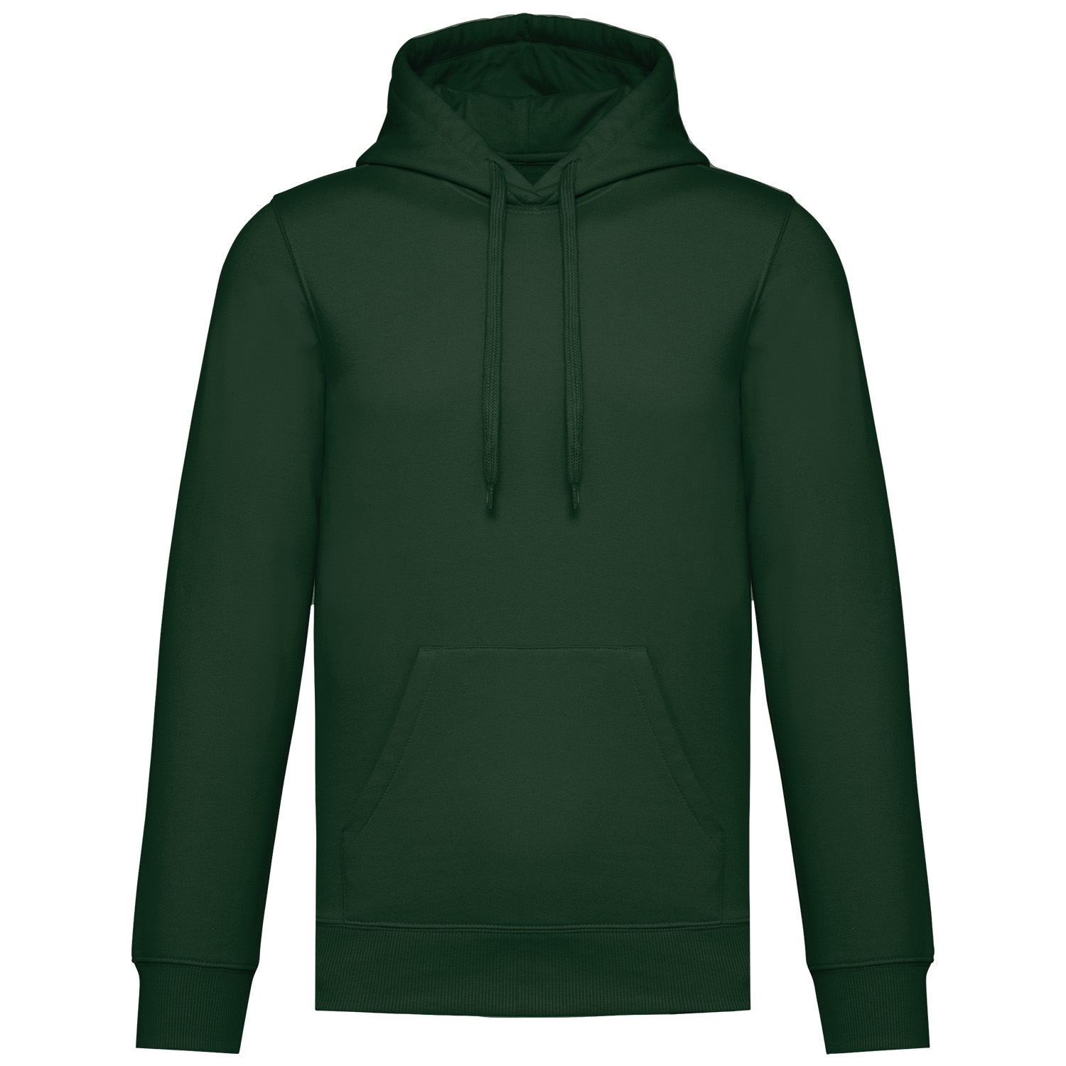 Unisex-Sweatshirt mit Kapuze, dunkelgrün