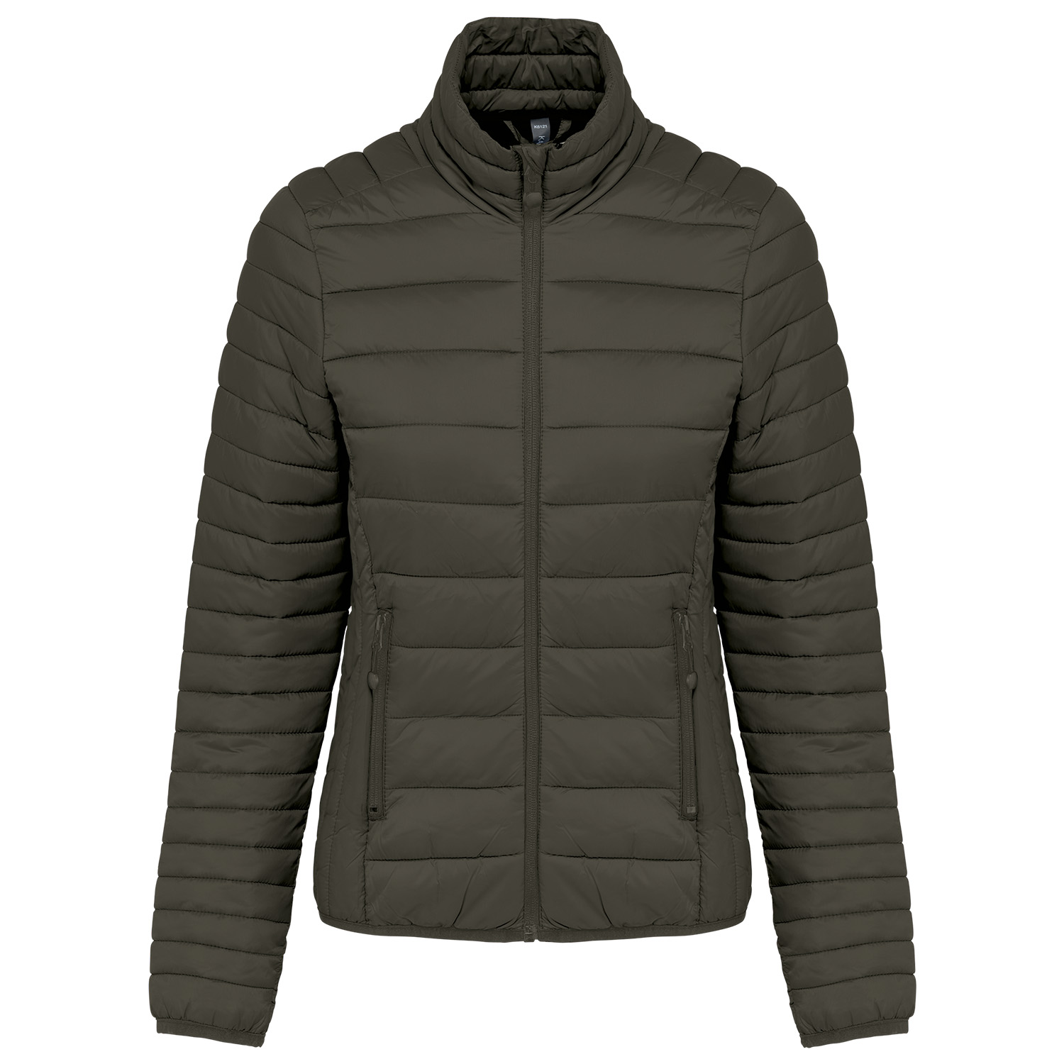 Leichte Damen-Steppjacke, dark khaki