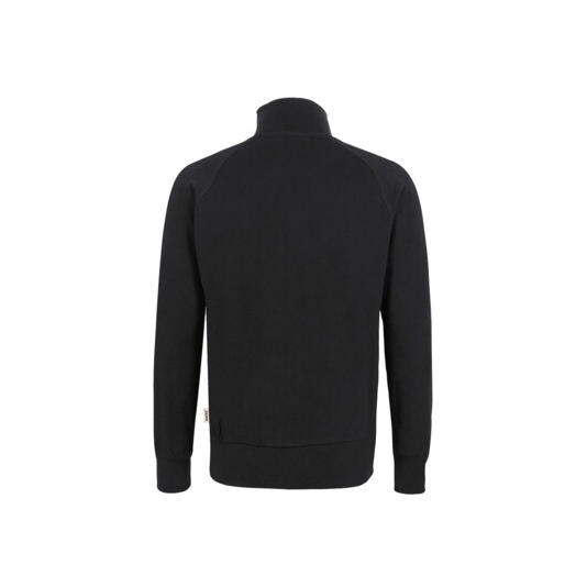 Unisex-Sweatjacke College, schwarz