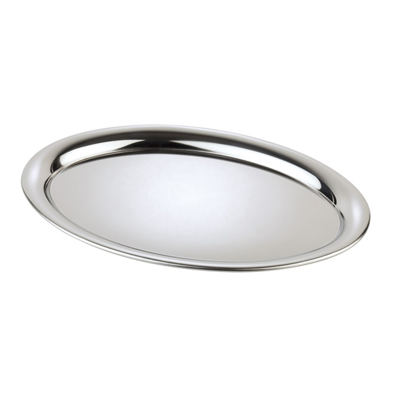 Serviertablett -KAFFEEHAUS- 26,5 x 19,5 cm, H: 0,5 cm Edelstahl, hochglanzpoliert 