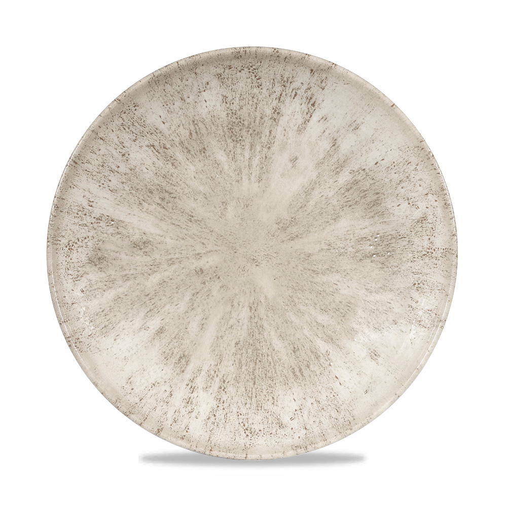 Coup Teller flach 21,7 cm, Studio Prints, Stone Agate Grey