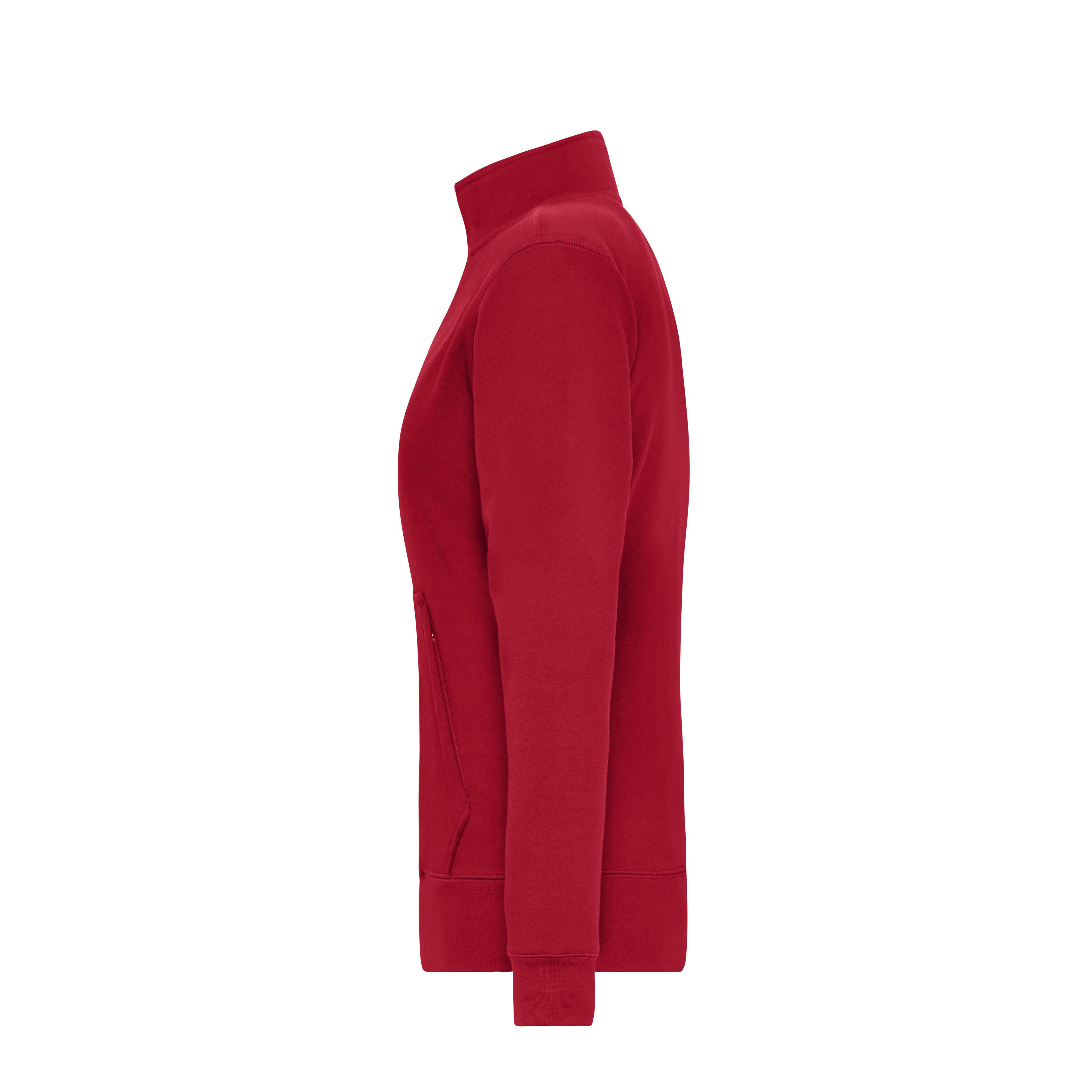 Damenjacke Solid Doubleface, rot